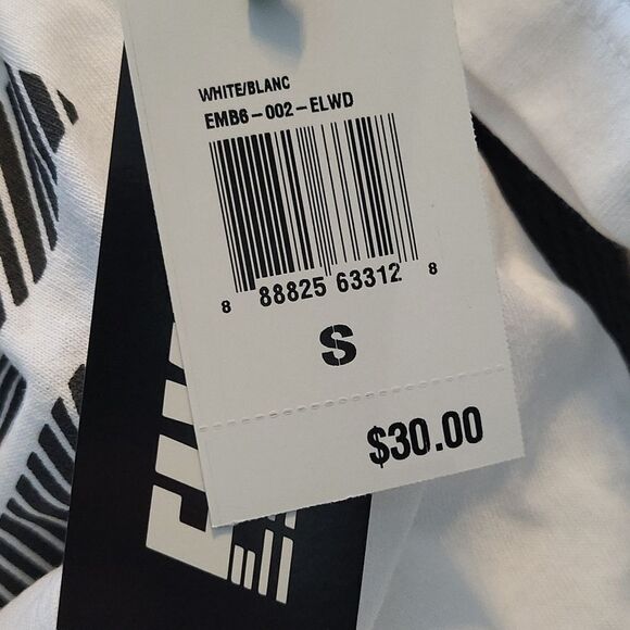 Elwood Crew Neck Logo T-Shirt-WHITE-8-10 - Picture 6 of 6